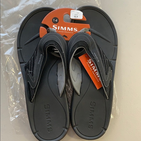 simms men's flip flops